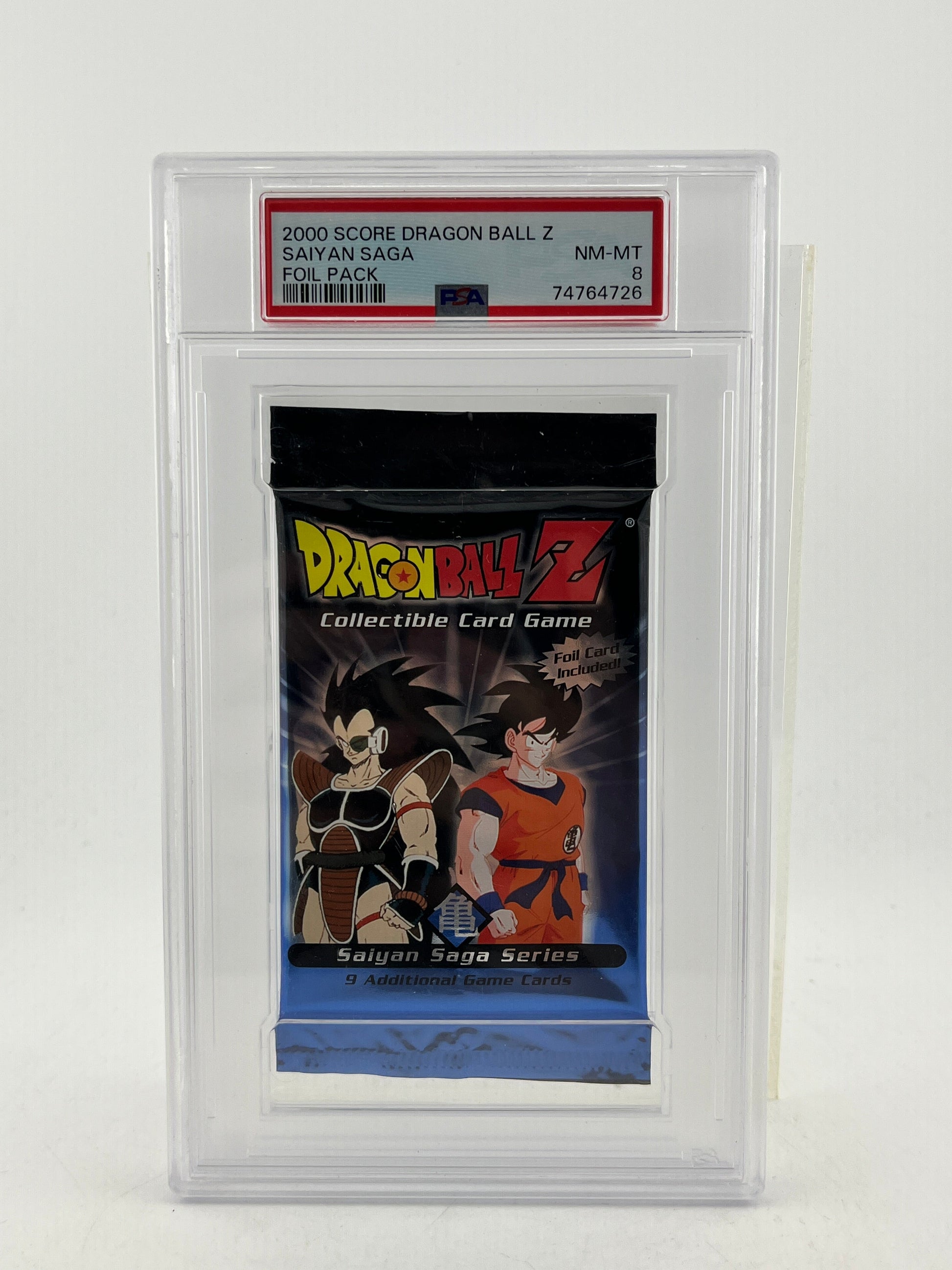 PSA 8 - Dragon Ball Z Score - Saiyan Saga Pack FRENLY BRICKS - Open 7 Days