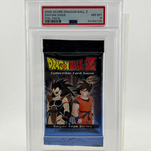 PSA 8 - Dragon Ball Z Score - Saiyan Saga Pack FRENLY BRICKS - Open 7 Days