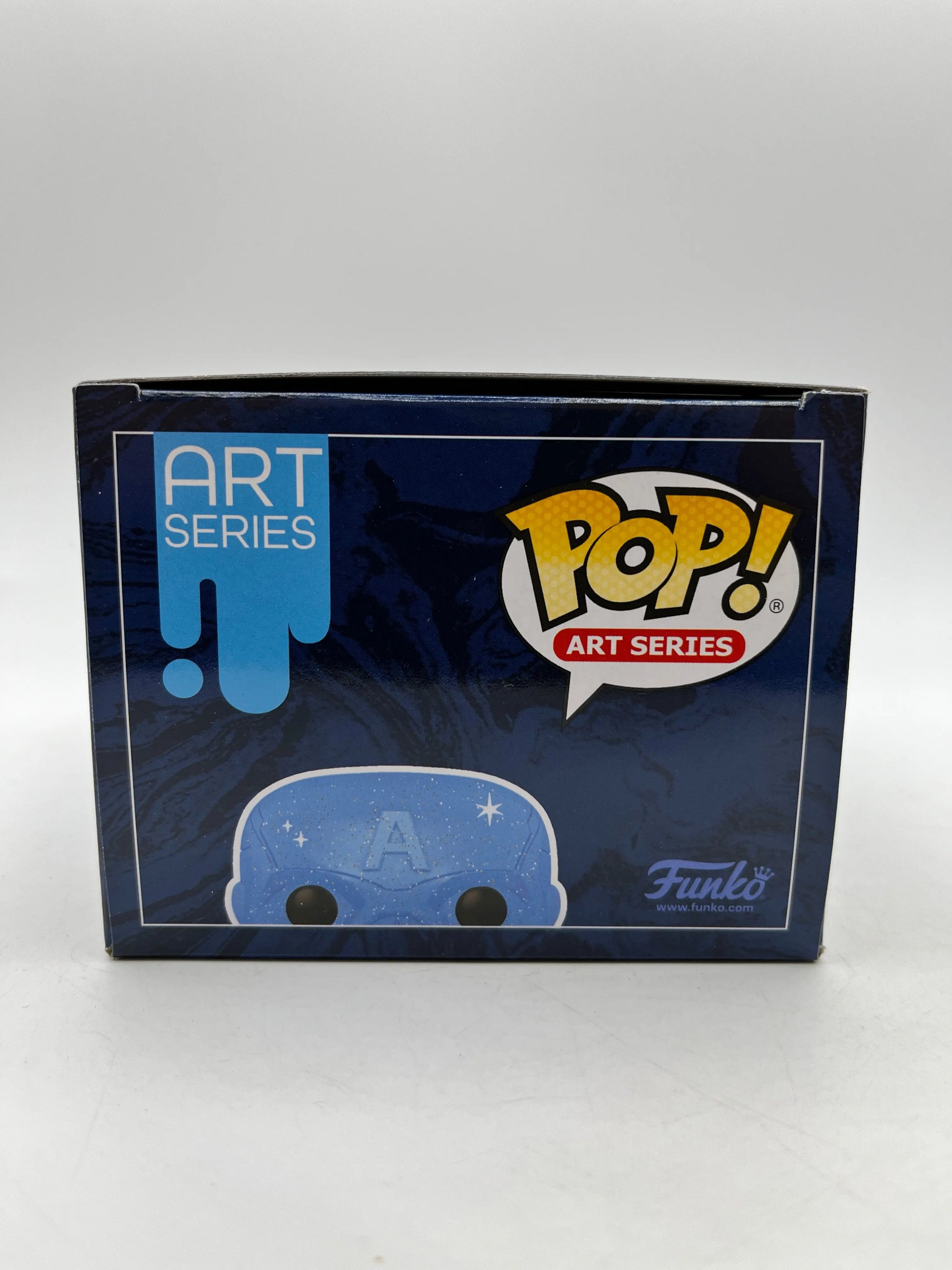Funko POP! Art Series Marvel The Infinity Saga Captain America #46 - Vinyl Collectable FRENLY BRICKS - Open 7 Days