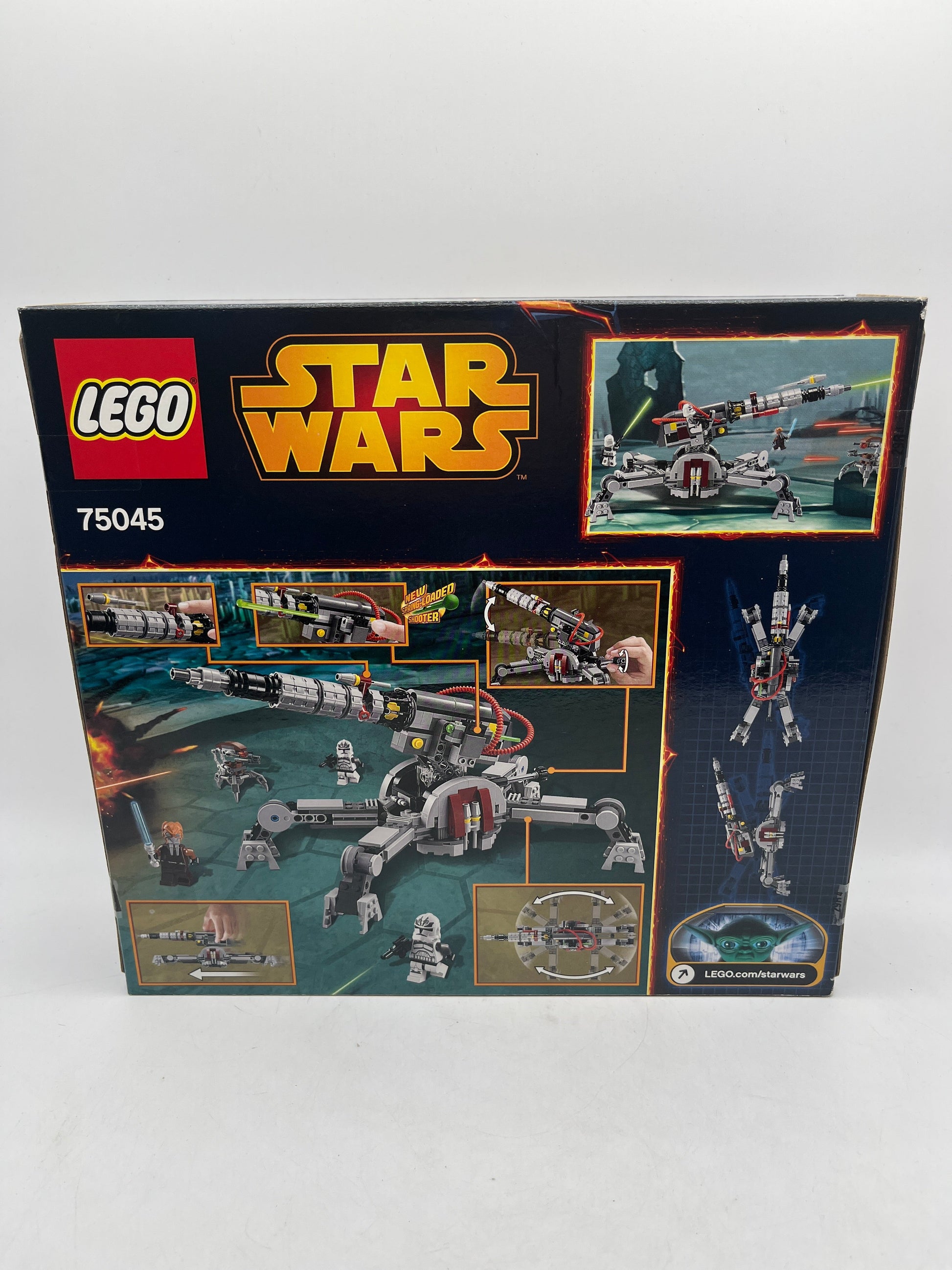 Lego 75045 Star Wars Republic AV-7 Anti-Vehicle Cannon Set Plo Koon New! Sealed! FRENLY BRICKS - Open 7 Days