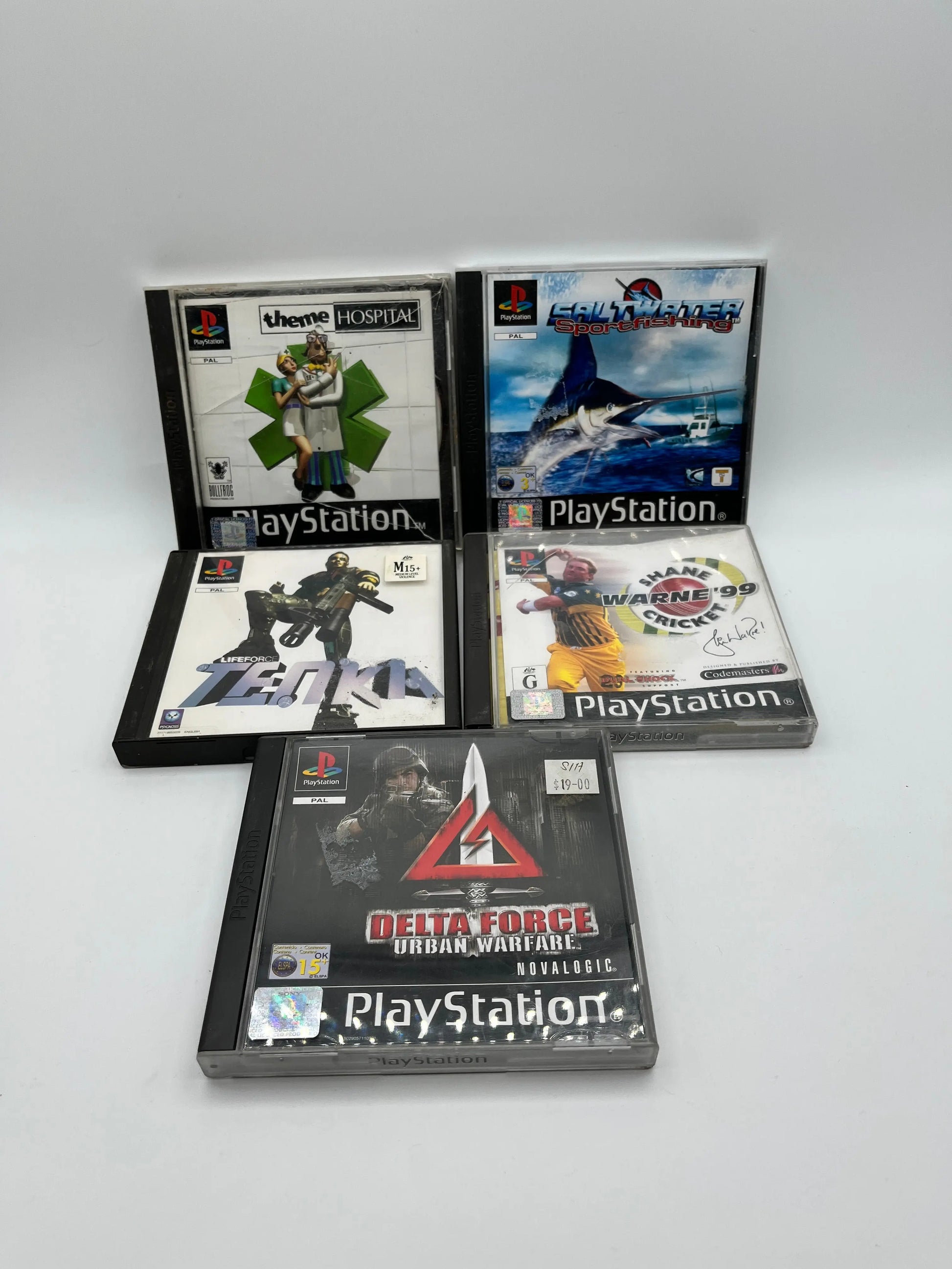 PlayStation 1 Retro Video Game Bundle - Not Sealed Lot FRENLY BRICKS - Open 7 Days
