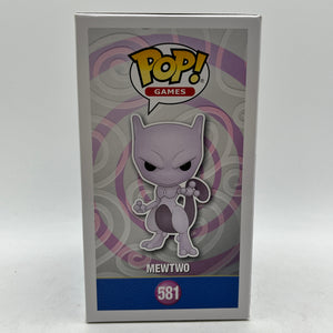 Funko POP! Games Pokémon - Mewtwo #581 - Flocked - 2020 Exclusive FRENLY BRICKS - Open 7 Days