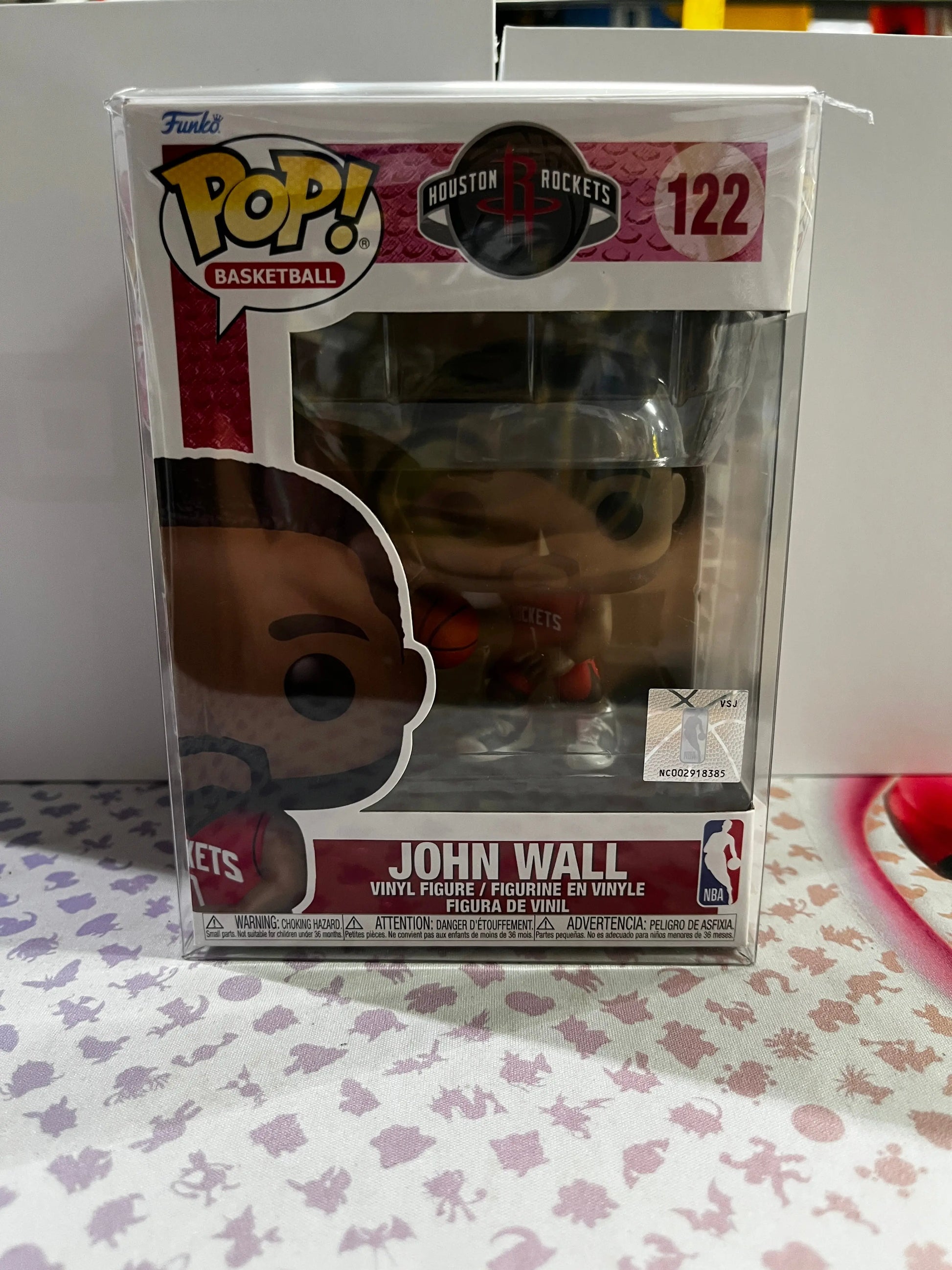 Funko Pop Vinyl basketball Houston Rockets John Wall #122 FRENLY BRICKS - Open 7 Days