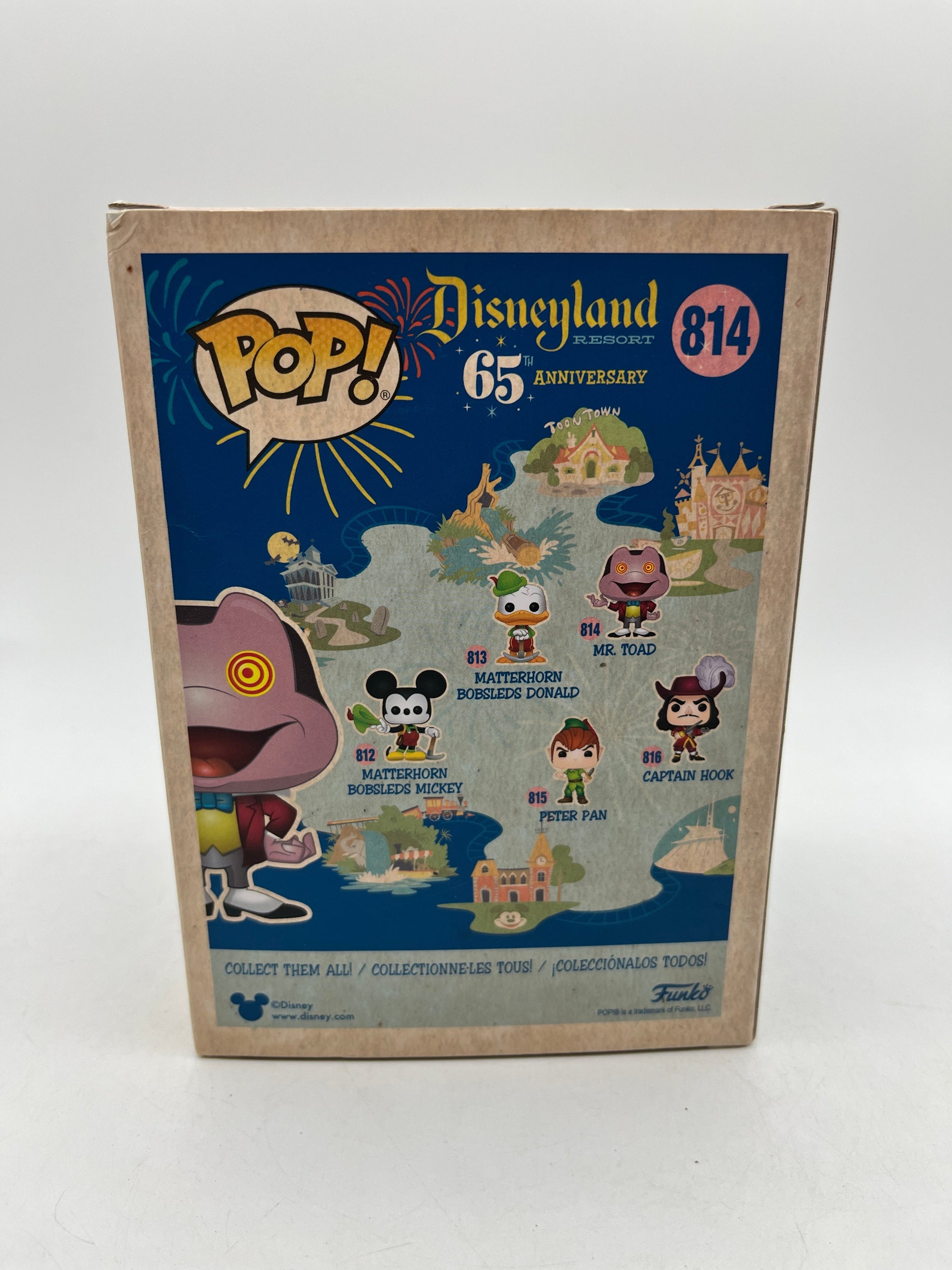 Funko POP! Disneyland 65th Anniversary- Mr. Toad #814 - Vinyl Collectable FRENLY BRICKS - Open 7 Days