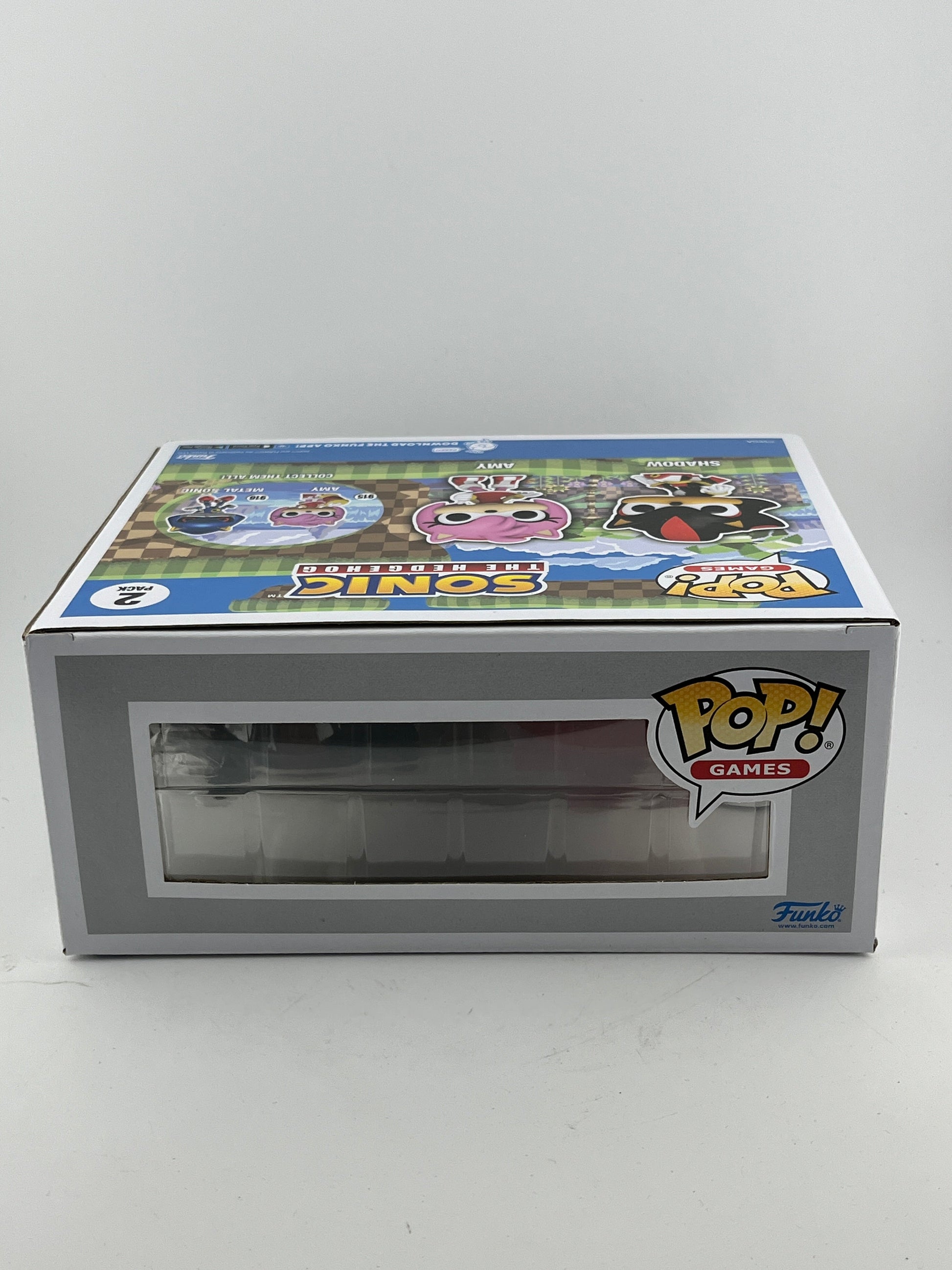 Funko POP! Games Sonic The Hedgehog - Shadow & Amy (2 pack) - Flocked Special Edition FRENLY BRICKS - Open 7 Days