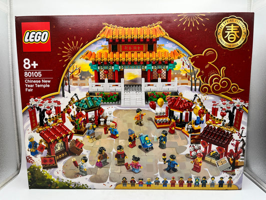 Lego The Spring Festival - Chinese New Year Temple Fair 80105 - Sealed FRENLY BRICKS - Open 7 Days