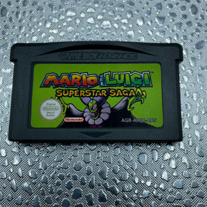 Mario and Luigi Superstar Saga Nintendo Gameboy Advance Game Used Tested & Working PAL FRENLY BRICKS - Open 7 Days