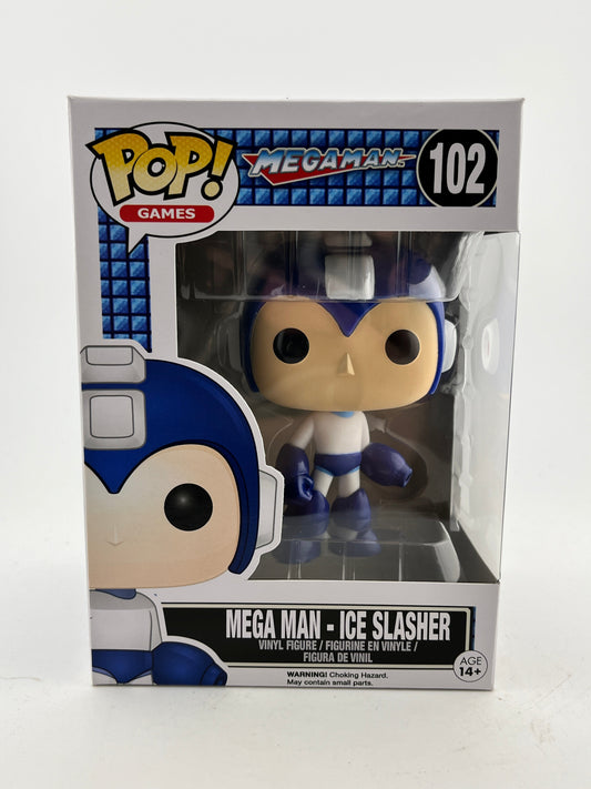 Funko POP! Games Megaman - Mega Man - Ice Slasher #102 - Vinyl Collectable FRENLY BRICKS - Open 7 Days