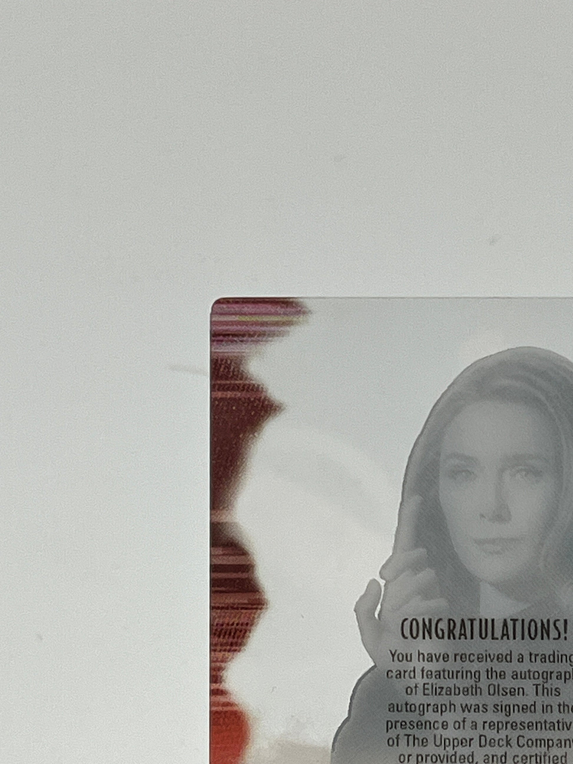 Upper Deck Marvel Wandavision - Elizabeth Olsen As Wanda Auto 17/25 Wanda's Reality FRENLY BRICKS - Open 7 Days