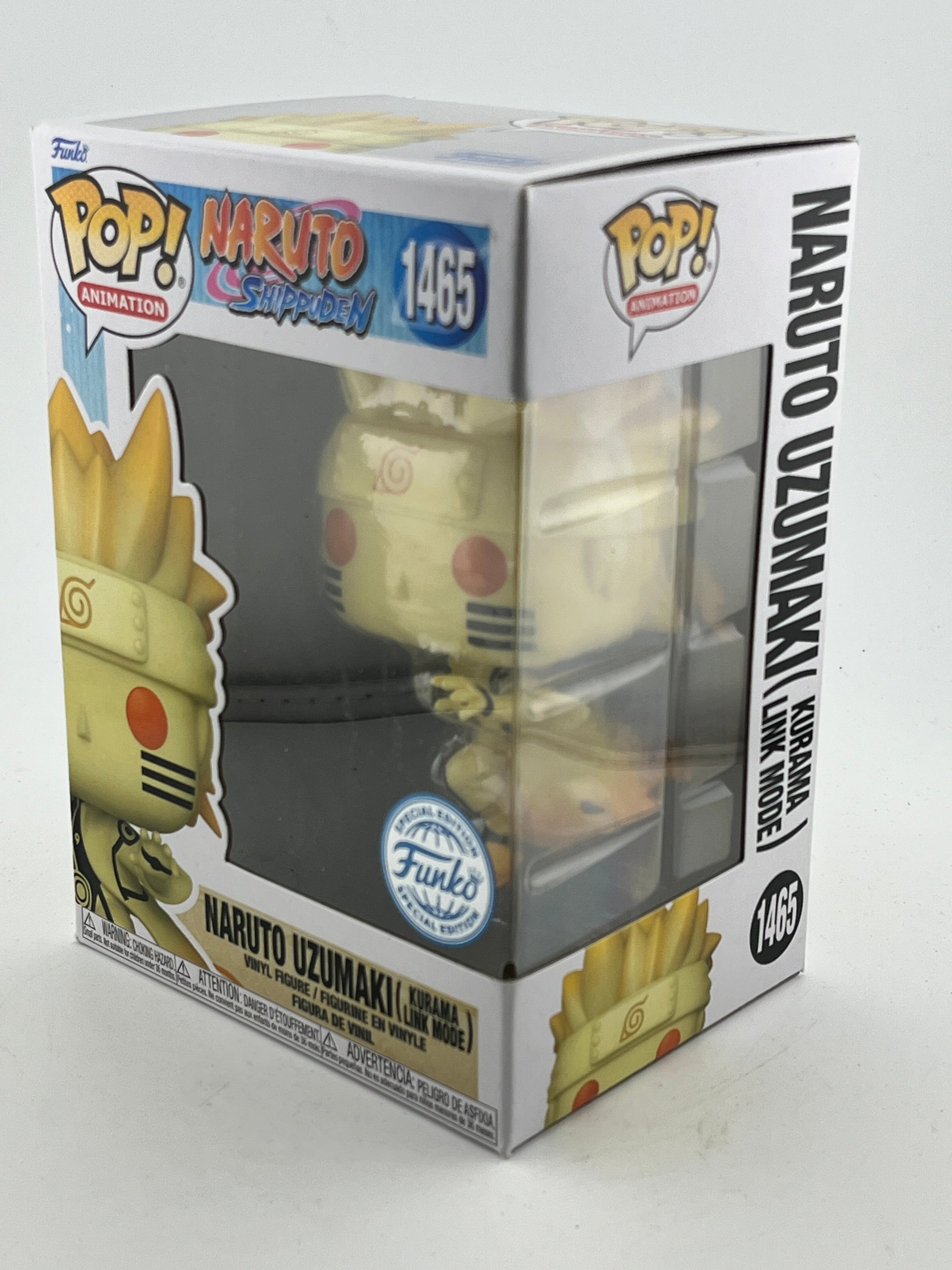 Funko POP! Animation Naruto Shippuden - Naruto Uzumaki (Kurama Link Mode) #1465 - Vinyl Collectable FRENLY BRICKS - Open 7 Days