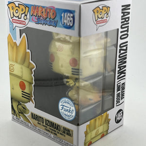 Funko POP! Animation Naruto Shippuden - Naruto Uzumaki (Kurama Link Mode) #1465 - Vinyl Collectable FRENLY BRICKS - Open 7 Days