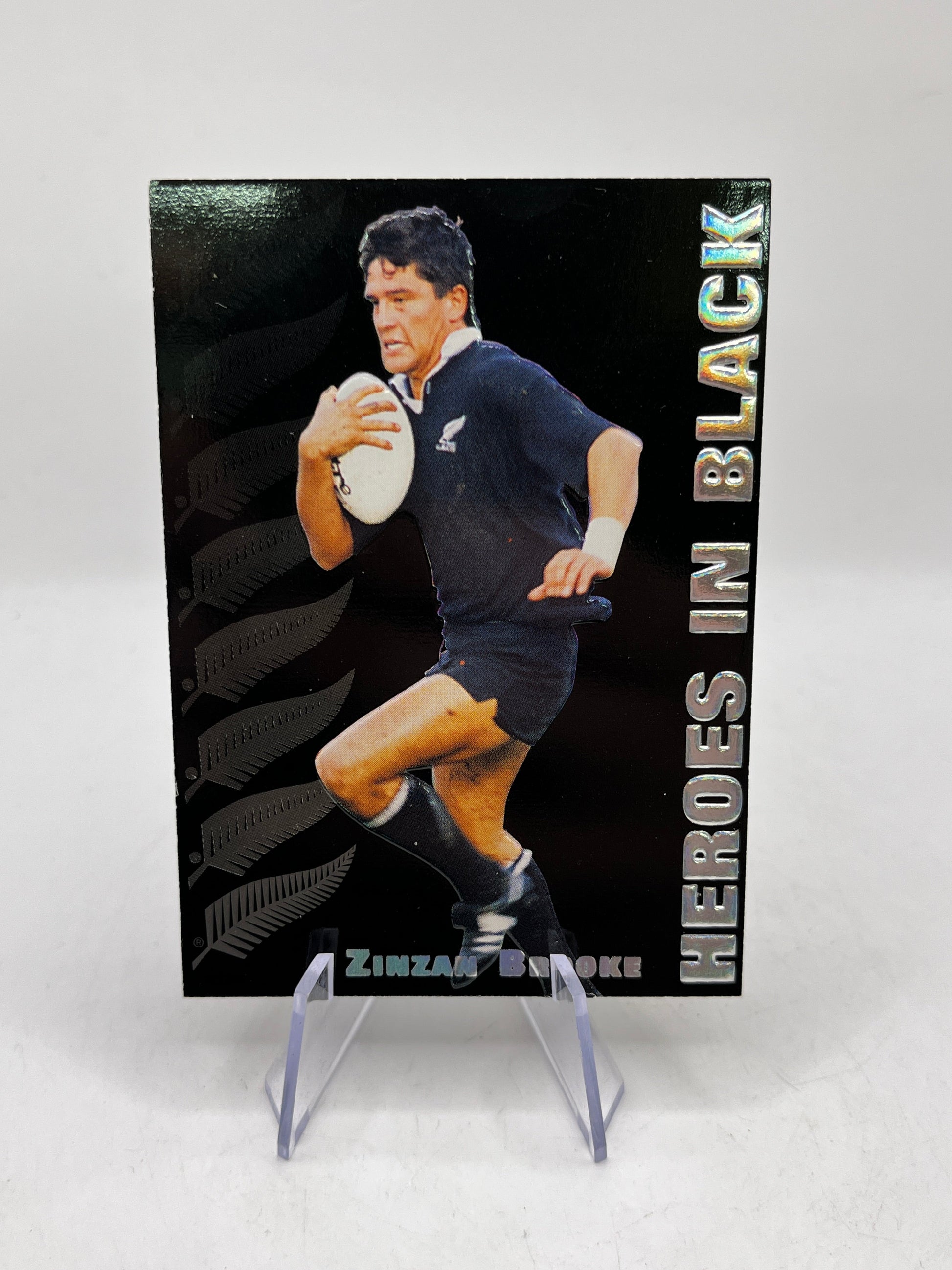 Zinzan Brooke - 1995 Dynamic Marketing All Blacks -  Heroes In Black FRENLY BRICKS - Open 7 Days