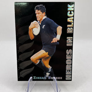 Zinzan Brooke - 1995 Dynamic Marketing All Blacks -  Heroes In Black FRENLY BRICKS - Open 7 Days