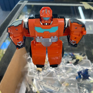 TRANSFORMERS Playskool RESCUE BOTS ACADEMY Cement Mixer WEDGE Construction-Bot FRENLY BRICKS - Open 7 Days