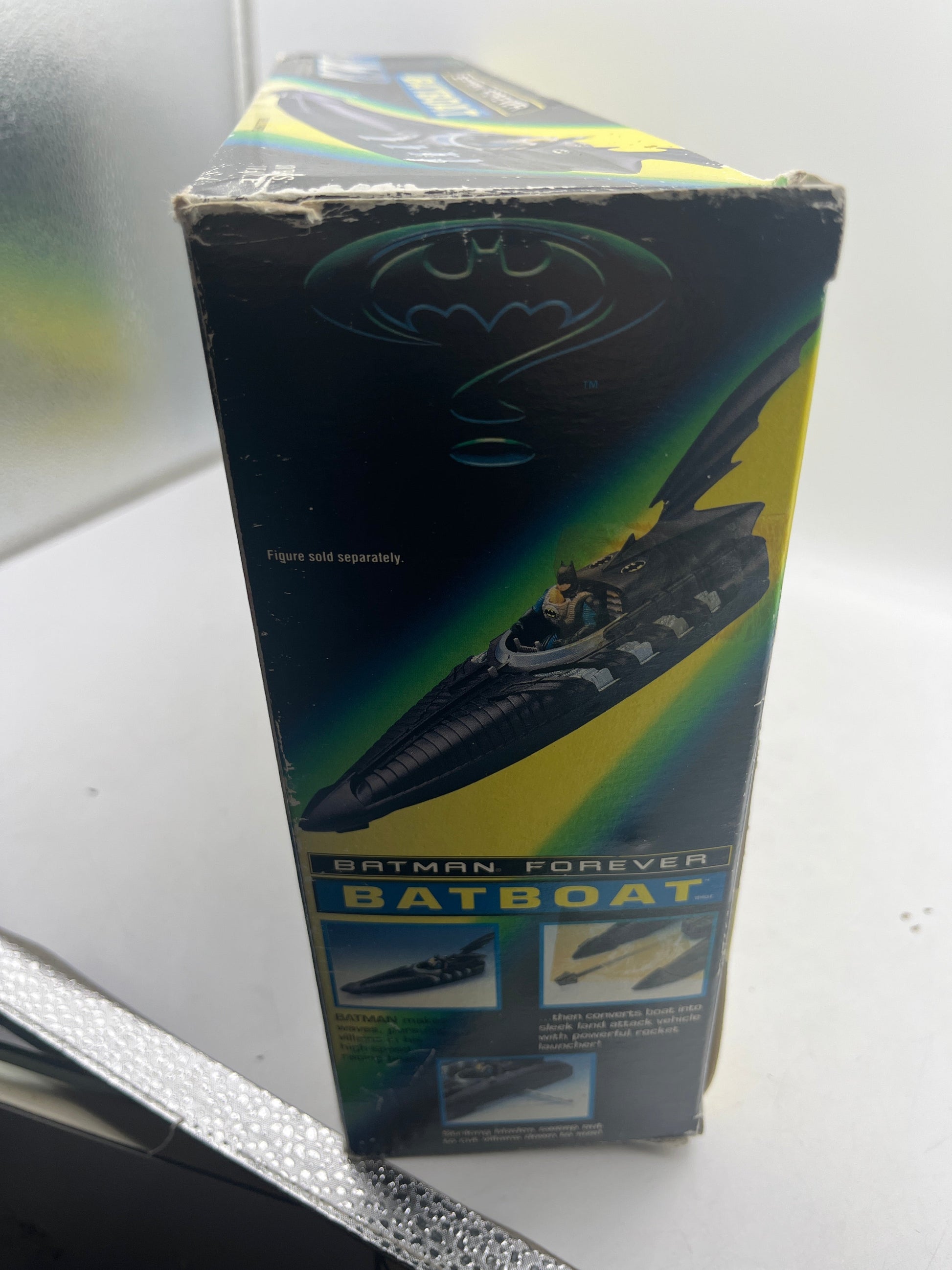 Batman Forever Batboat Action Figure Vehicle 1995 Kenner FRENLY BRICKS - Open 7 Days