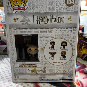 Funko Pop Vinyl Deluxe Harry Potter Albus Dumbledore With Hog’s Head Inn #154 FRENLY BRICKS - Open 7 Days