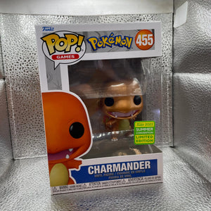 Charmander #455 Metallic Pokemon Funko Pop Vinyl 2022 Convention FRENLY BRICKS - Open 7 Days