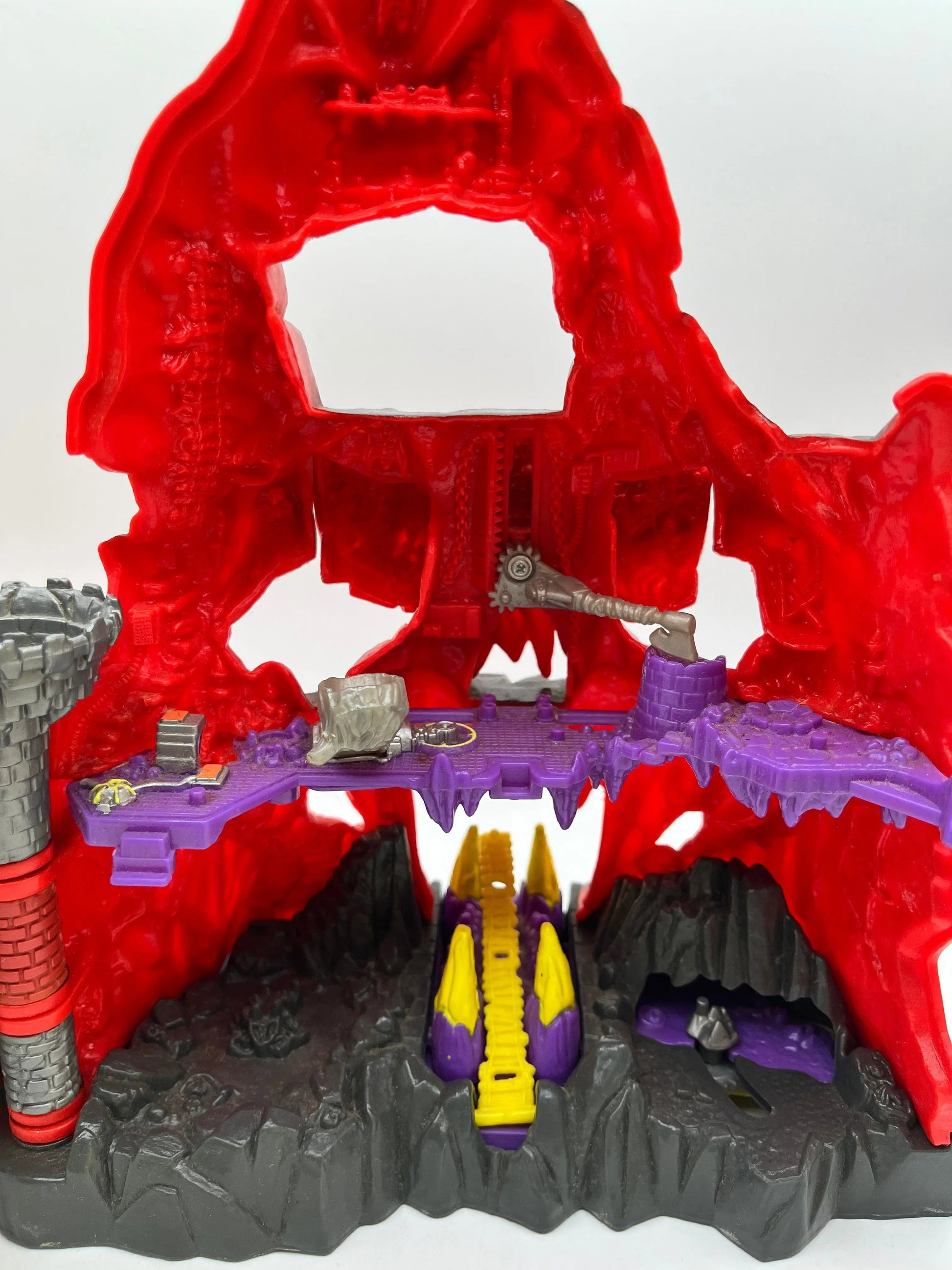 Vintage 1992 Bluebird Mighty Max Skull Mountain Volcano Playset + Accessories FRENLY BRICKS - Open 7 Days