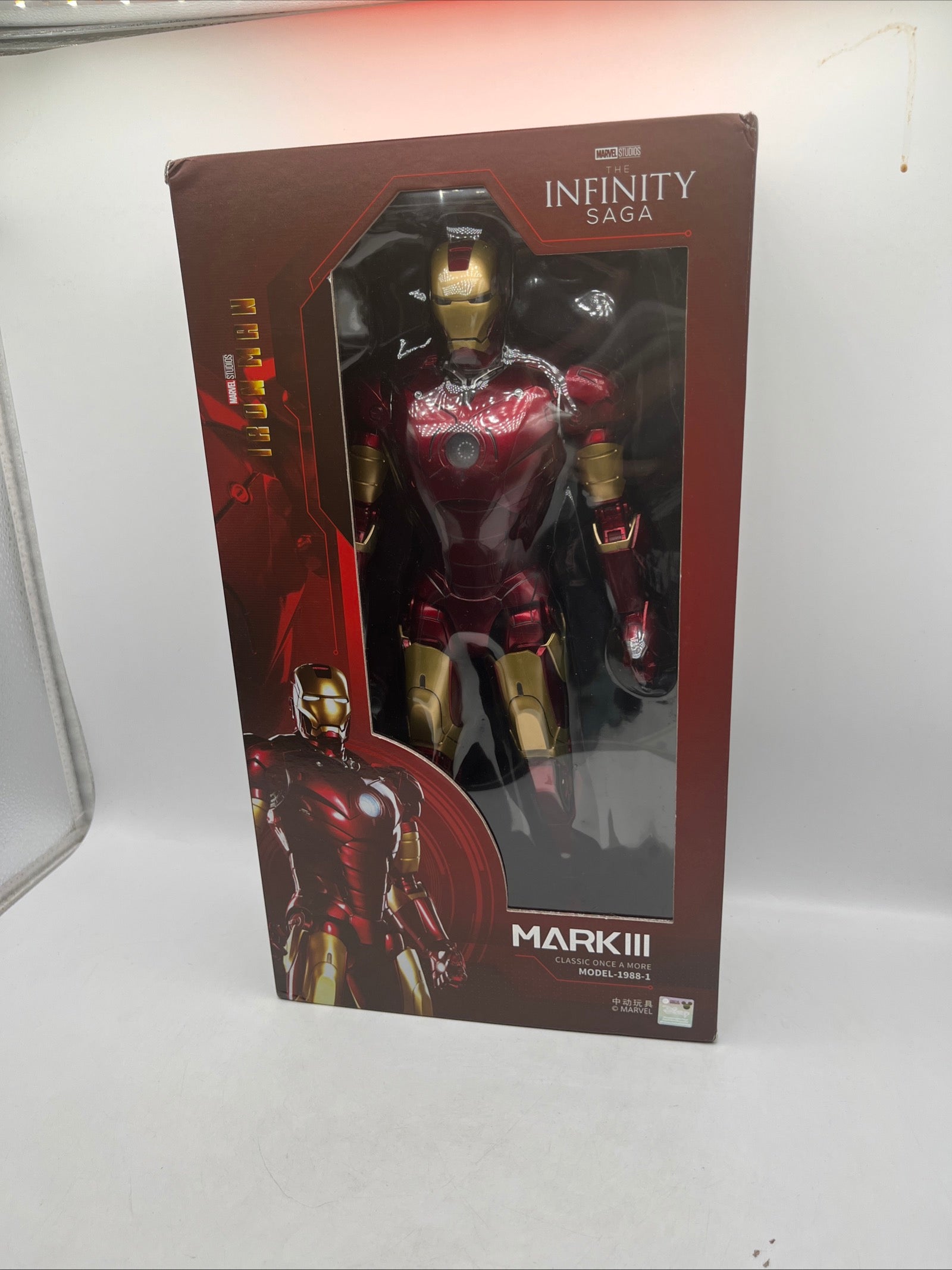 ZD Toys Iron Man Mark III 1/5 Scale Action Figure 14” Figure FRENLY BRICKS - Open 7 Days