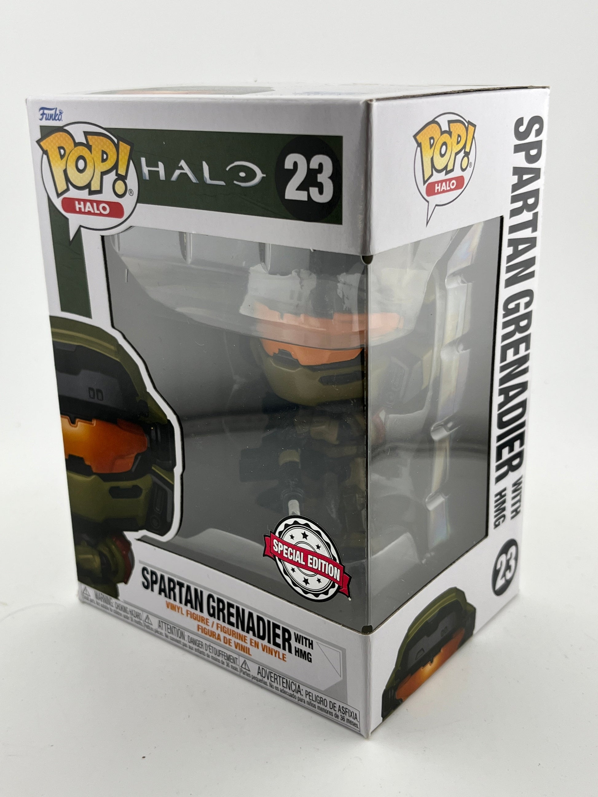 Funko POP! Halo - Spartan Grenadier With HMG #23 - Vinyl Collectable FRENLY BRICKS - Open 7 Days