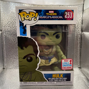 Funko Pop! Vinyl Marvel Disney Thor Ragnarok Hulk Casual Exclusive 253 FRENLY BRICKS - Open 7 Days