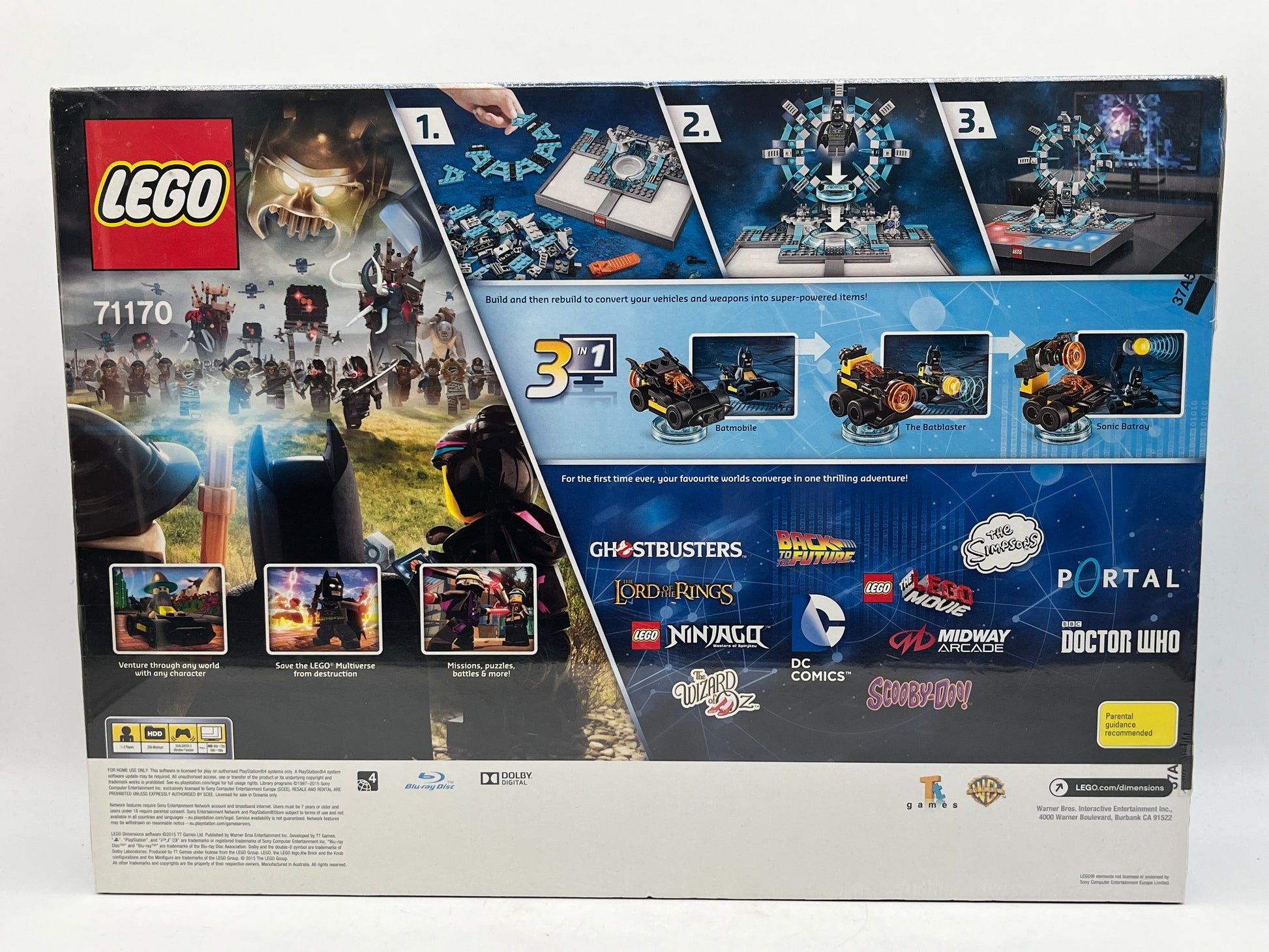 Lego Dimensions- PS3 Started Pack 71170 - Factory Sealed FRENLY BRICKS - Open 7 Days