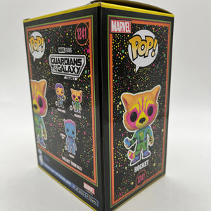 Funko POP! Marvel Guardians Of The Galaxy Vol. 3 Rocket #1241 - Special Black Light Edition FRENLY BRICKS - Open 7 Days