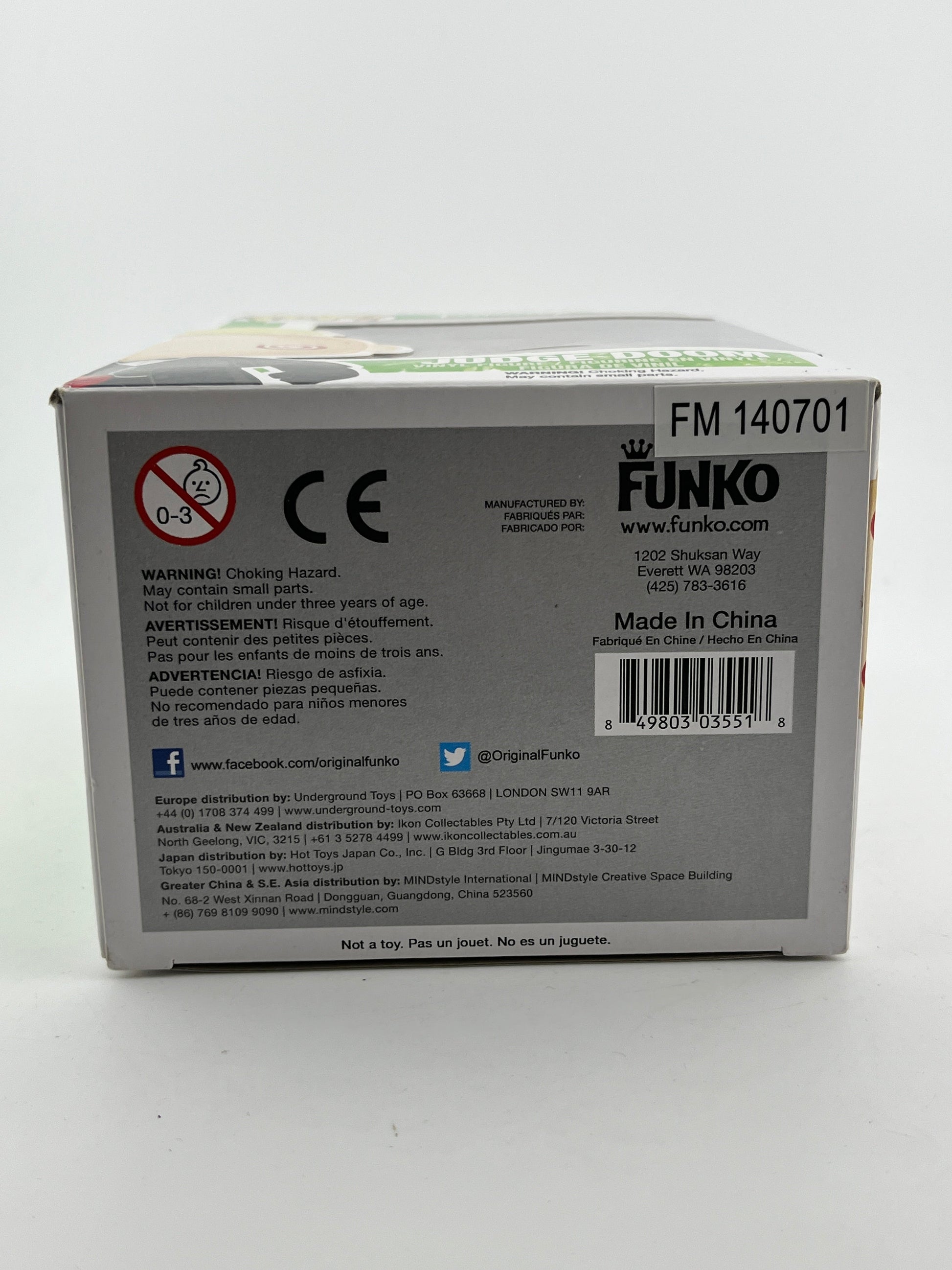 Funko POP! Disney - Judge Doom #105 - Vinyl Collectable FRENLY BRICKS - Open 7 Days