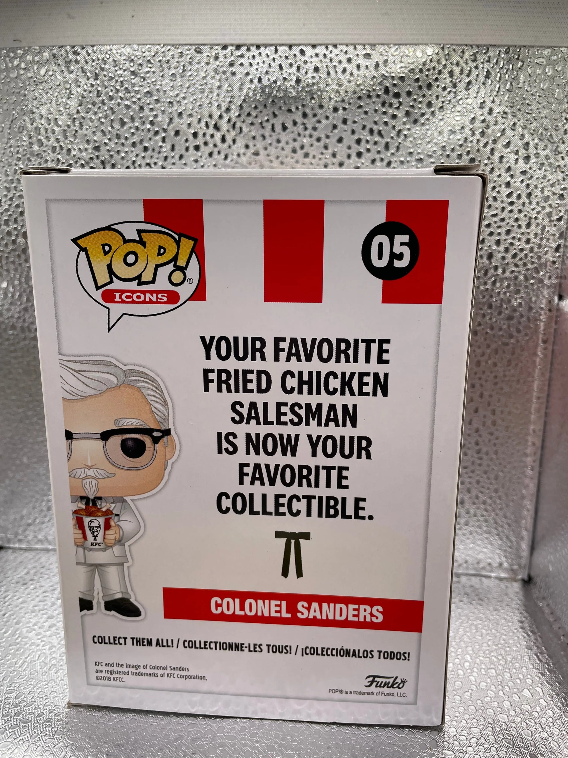 Colonel Sanders #05 Icons KFC Funko Pop Vinyl Holding Chicken Bucket Toy FRENLY BRICKS - Open 7 Days