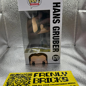 Pop Vinyl Die Hard #670 Hans Gruber FRENLY BRICKS - Open 7 Days