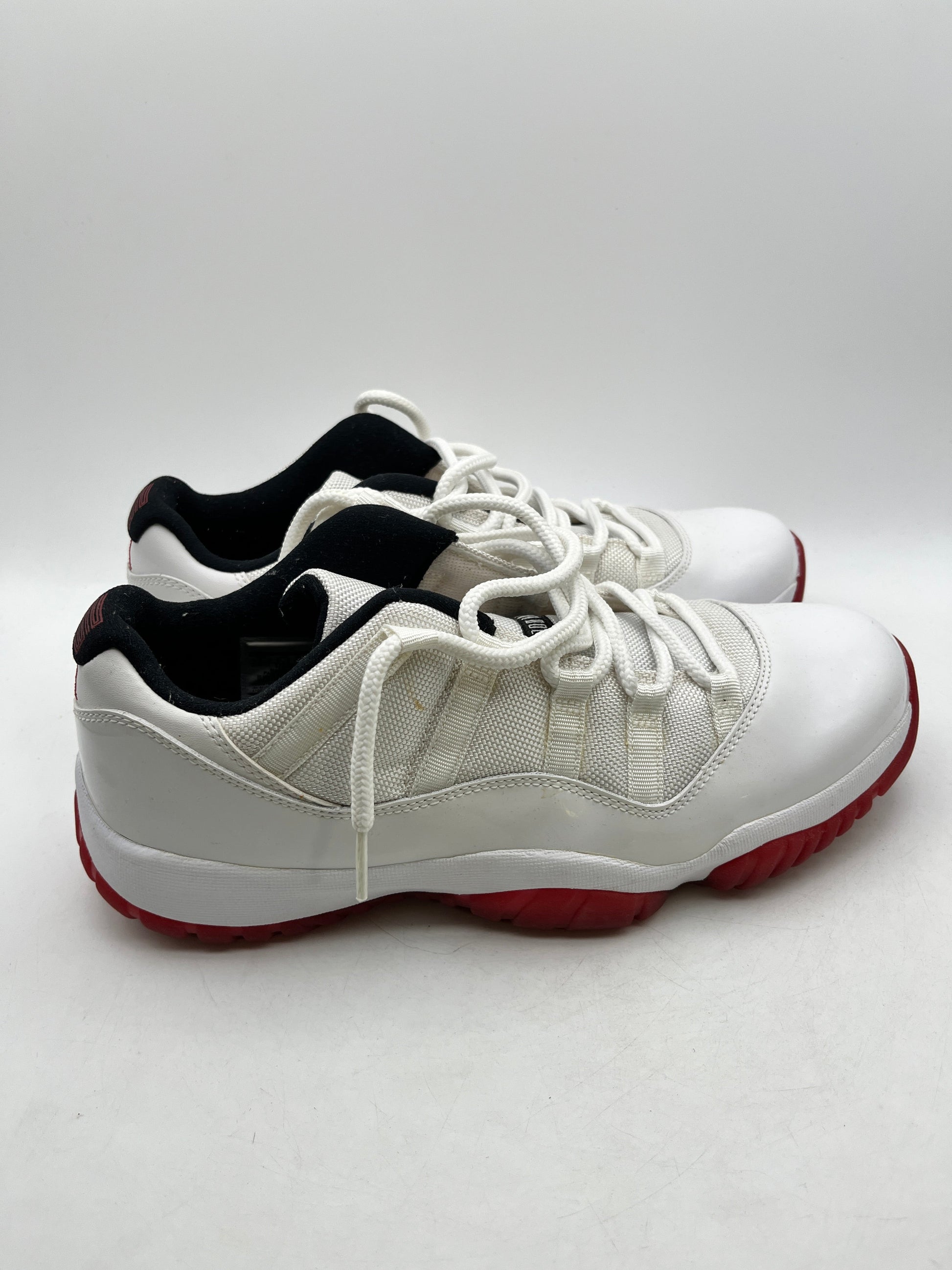 Air Jordan 11 Retro Low White Red Cherry Mens US 10.5 - Used FRENLY BRICKS - Open 7 Days