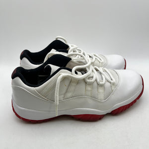Air Jordan 11 Retro Low White Red Cherry Mens US 10.5 - Used FRENLY BRICKS - Open 7 Days