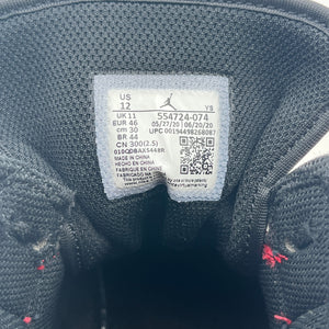 Nike Air Jordan 1 Mid Gym Red Banned Bred Shoes 554725-074 - Size US12 FRENLY BRICKS - Open 7 Days