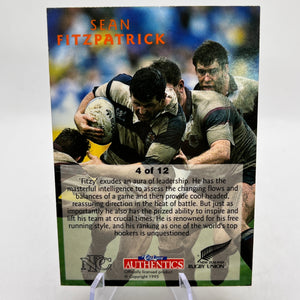 Sean Fitzpatrick - National Heroes  4 of 12 NZ Rugby Union  - 1995 FRENLY BRICKS - Open 7 Days
