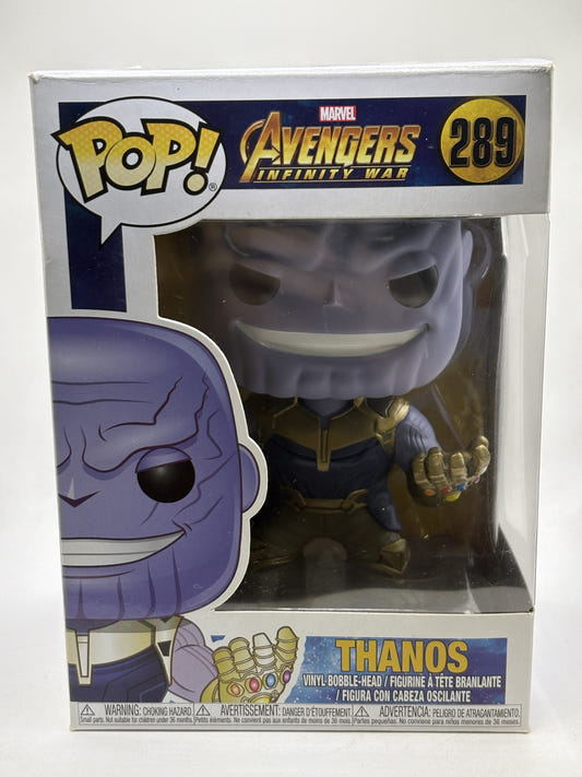 Funko POP! Marvel Avengers Infinity War #289 Thanos Bobble-Head - Box DMG — front