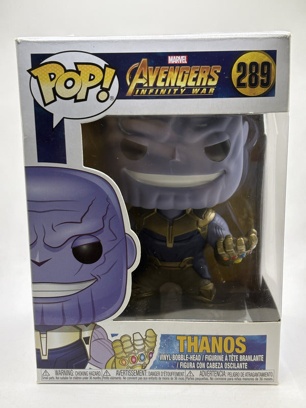 Funko POP! Marvel Avengers Infinity War #289 Thanos Bobble-Head - Box DMG (1) — front