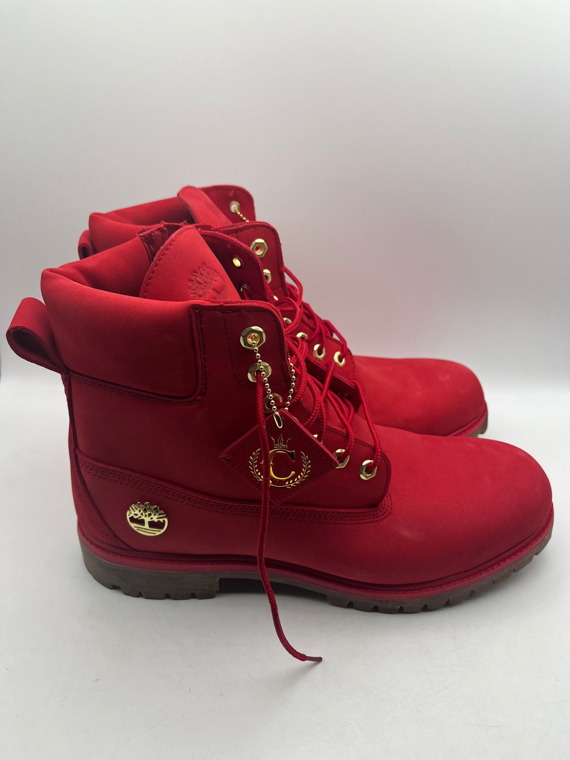 US12 - Culture Kings x Timberland Premium Boots 'Red Gold' FRENLY BRICKS - Open 7 Days