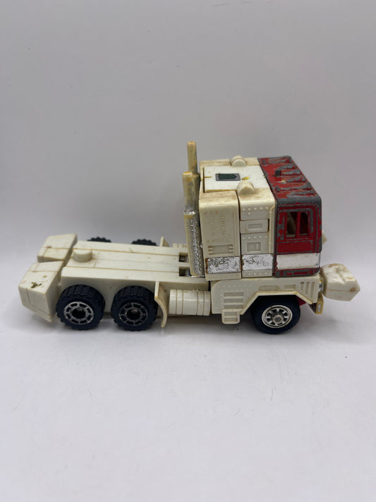 Vintage Transformers G1 Ultra Magnus White Optimus Prime Semi Truck Cab 1985 FRENLY BRICKS - Open 7 Days