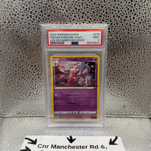 2022 Pokémon Hisuian Zoroark Holo EB Exclusive PSA 9 Mint Graded TCG FRENLY BRICKS - Open 7 Days