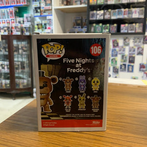Funko Pop Vinyl Five Nights at Freddy's - Freddy #106 Figure FRENLY BRICKS - Open 7 Days