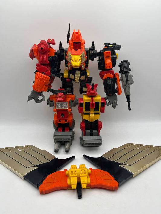 Transformers G1 Decepticon Predacons "PREDAKING" Combiner Hasbro Vintage 1986 FRENLY BRICKS - Open 7 Days