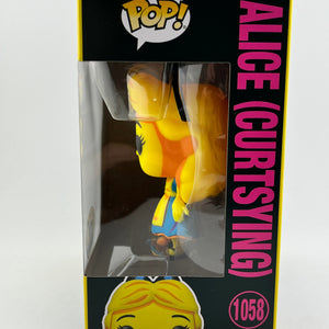 Funko POP! Disney Alice In Wonderland - Alice (Curtsying) #1058 - Black Light Exclusive FRENLY BRICKS - Open 7 Days