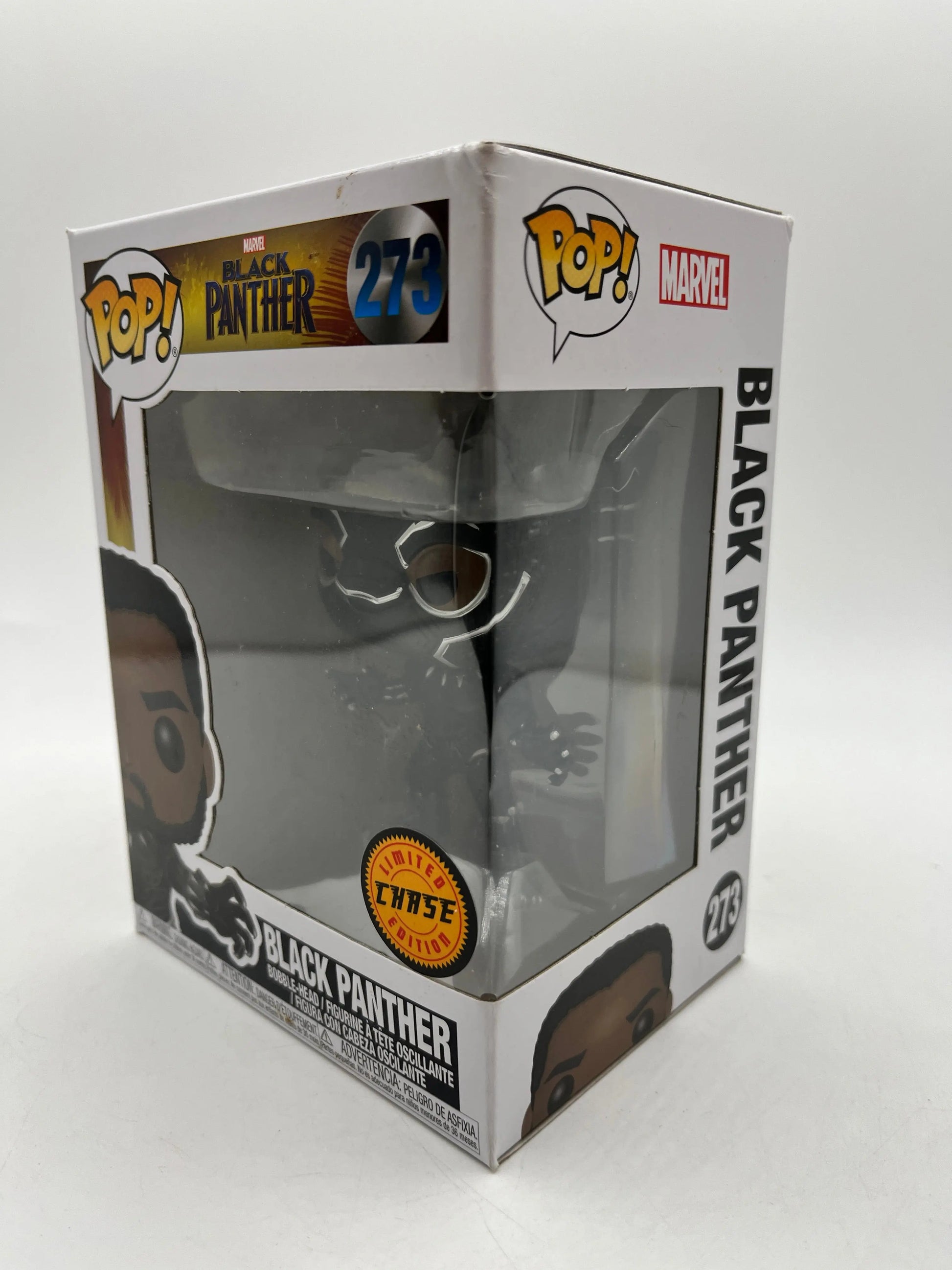Funko POP! Marvel Black Panther #273 Black Panther - Limited Edition Chase FRENLY BRICKS - Open 7 Days
