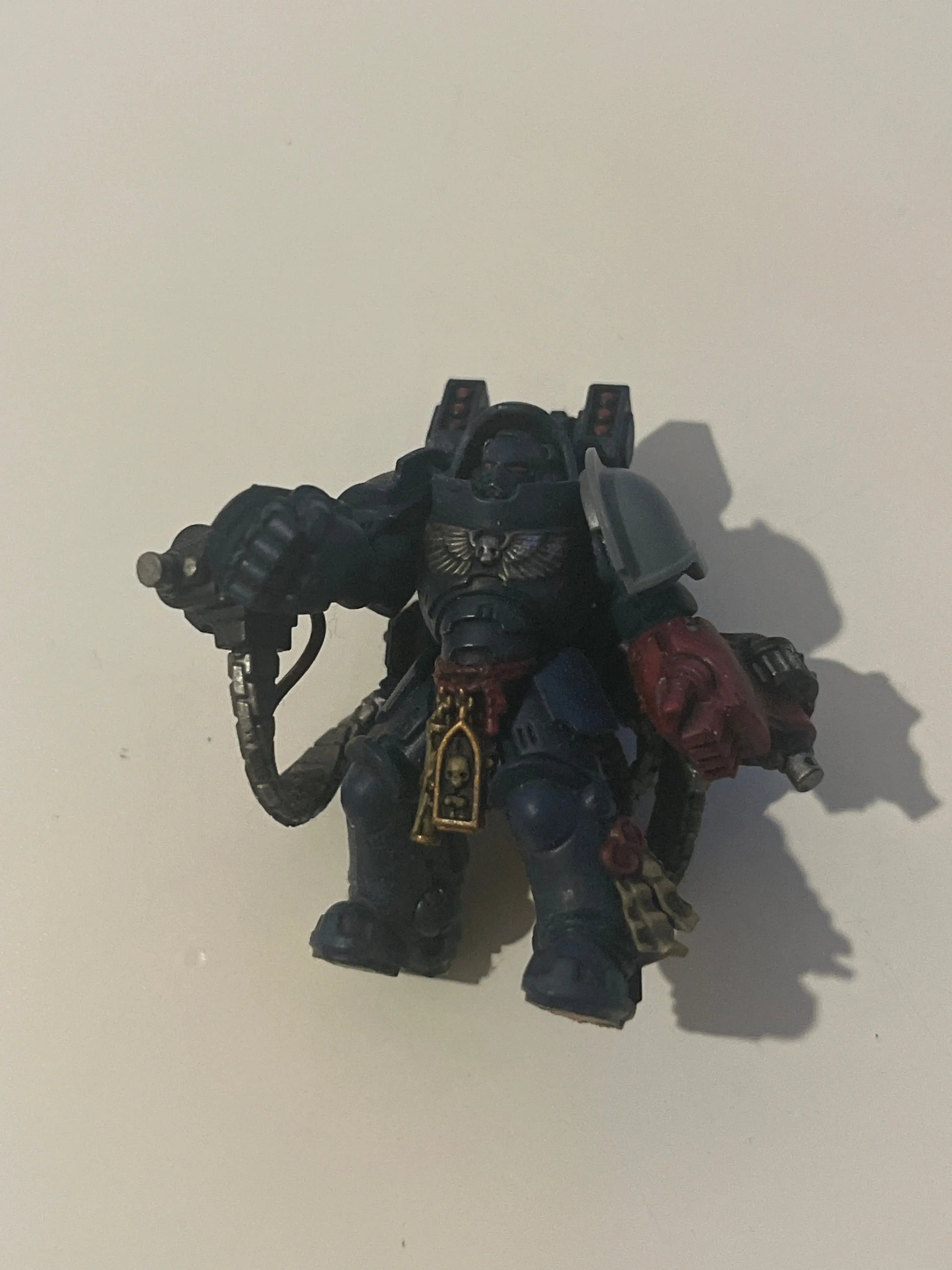 Space Marine Primaris Aggressors Crimson Fist (90% Painted, No Base) #2 FRENLY BRICKS - Open 7 Days