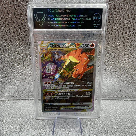 Charizard V Star SWSH262 Graded TCG 8.5 Pokemon TCG FRENLY BRICKS - Open 7 Days