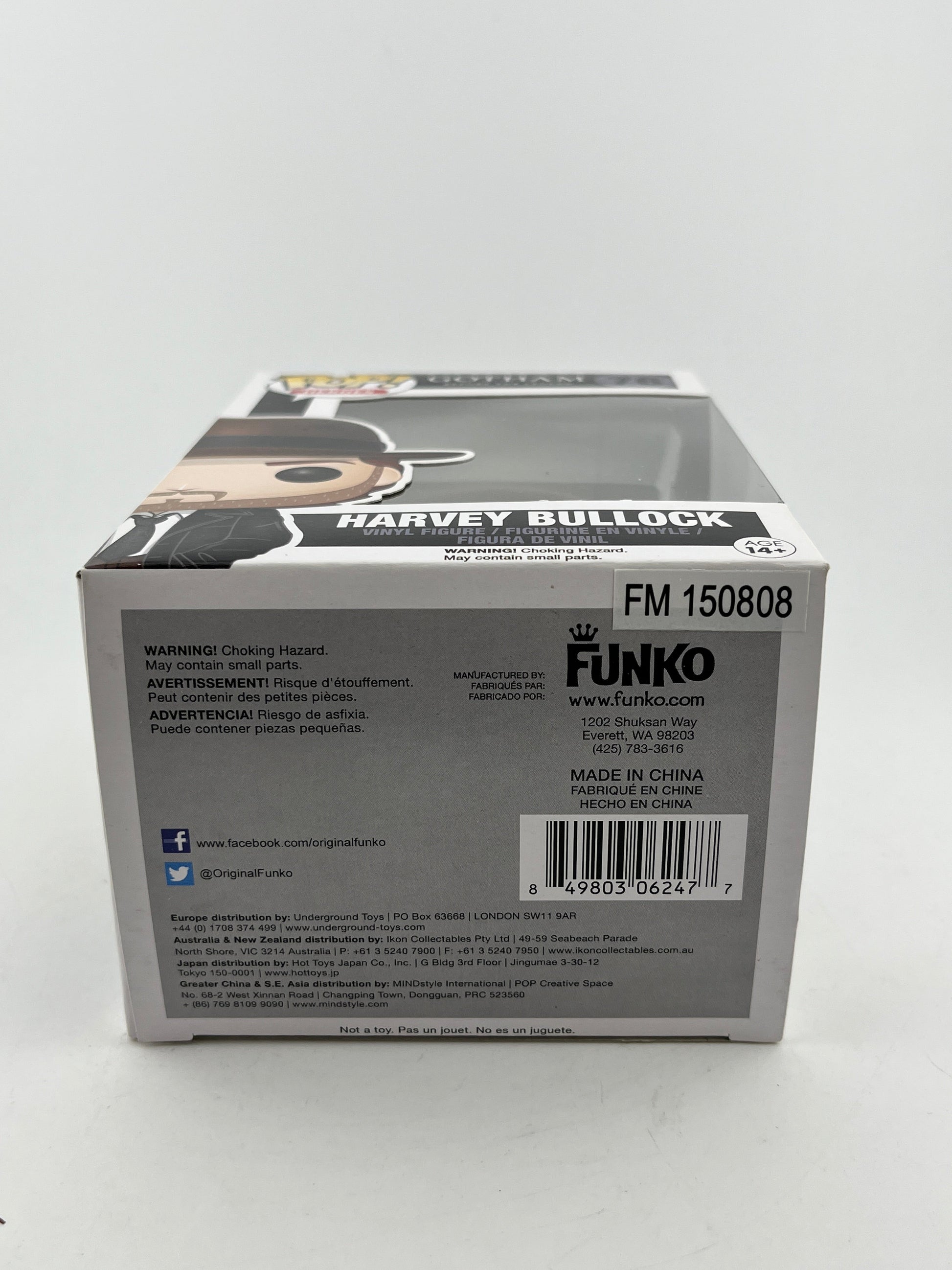 Funko POP! Gotham Before The Legend - Harvey Bullock #76 - Vinyl Collectable FRENLY BRICKS - Open 7 Days