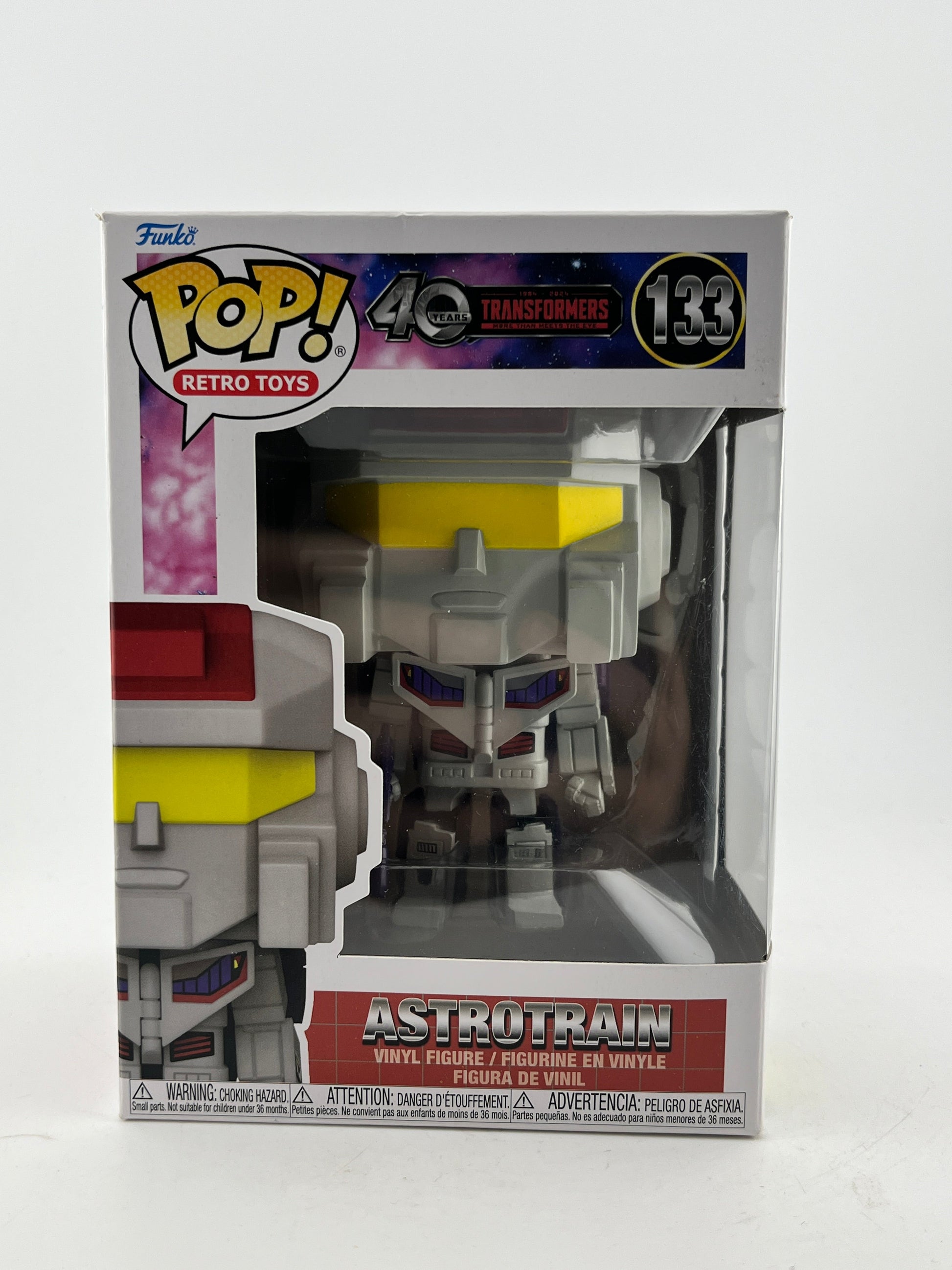 Funko POP! Retro Toys Transformers - AstroTrain #133 - 40th Anniversary FRENLY BRICKS - Open 7 Days