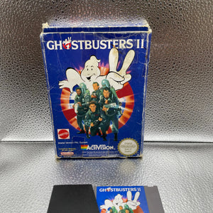 Ghostbusters II 2 Nintendo Entertainment System NES Game + Original Box Working FRENLY BRICKS - Open 7 Days