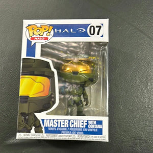 Halo - Master Chief with Cortana Pop! Vinyl Figure Funko #07 FRENLY BRICKS - Open 7 Days