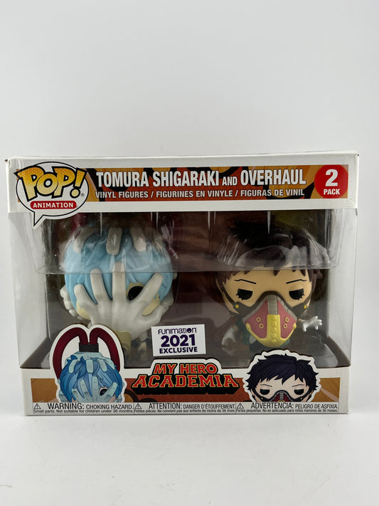 Funko POP! Animation My Hero Academia - Tomura Shigaraki & Overhaul (2 Pack) - Exclusive FRENLY BRICKS - Open 7 Days